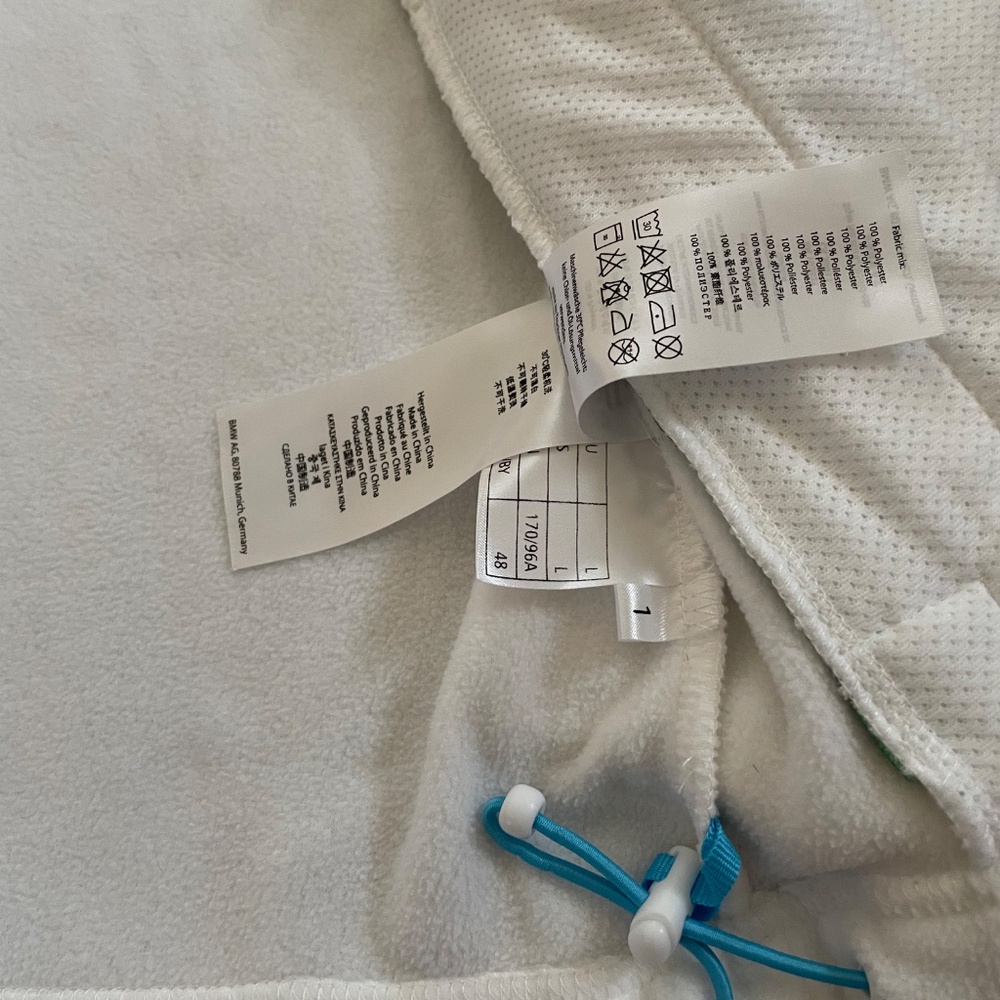 BMW Ladies White Golfsport Fleece Jacket - Picture 5 of 8